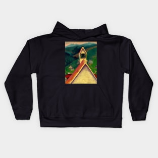 High Resolution Church Bell Ward Colorado by Georgia O'Keeffe Kids Hoodie